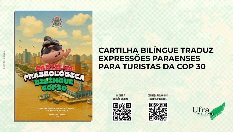 Cartilha bilingue traduz expressões paraenses para turistas na Cop 30